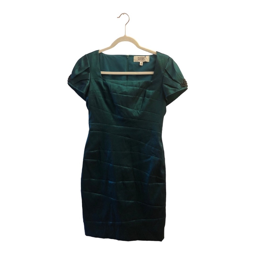 Badcley Mischka Collection Dress Emerald Green | Size 6